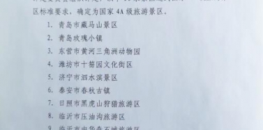 【山東】祝賀青島藏馬山通過4A景區評審